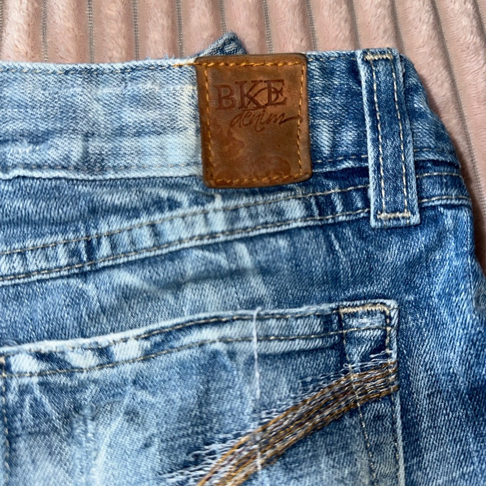 BKE Blue Flare Wide Leg Jeans